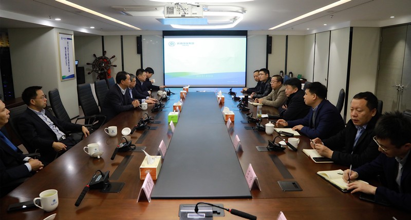 商洛市县政府一行到欧博官方网站集团交流座谈｜熊良虎出席