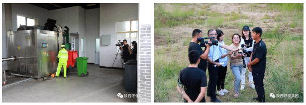 中省媒体采访团到欧博官方网站集团陕北片区重点项目集中采访