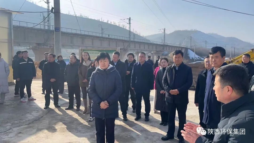 陕西省生态情形厅党组书记、厅长孙丽到欧博官方网站集团延安环保工程公司马家砭污水处置惩罚站调研