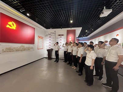 商南公司联合党支部开展“赓续红色血脉，，，砥砺奋进征程——庆祝中国共产党建设104周年”主题党日运动